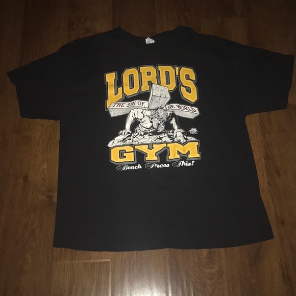 retro gym shirts